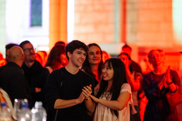 Guests at the Awards evening, Freddy Jensen and Lina Song.