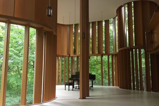 Many musicians have said that the house is like being on the inside of a musical instrument.