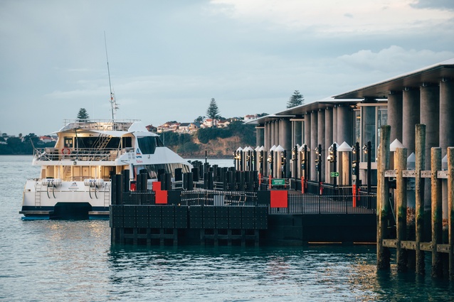 A new six-berth Ferry Landing together with the public downtown waterfront space, Te Wānanga, was a collaborative effort from Isthmus, Auckland Transport, Auckland Council, mana whenua partners and other stakeholders.