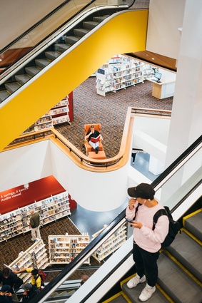 Winner: Small Project Architecture – Tāmaki Pātaka Kōrero (Auckland Central Library) Adaptation by Athfield Architects.