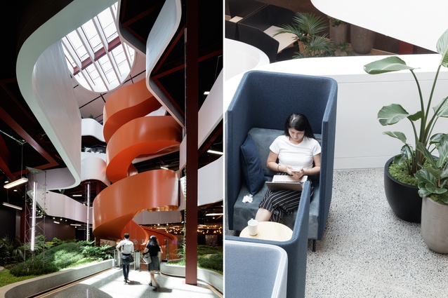 Interior Awards 2019 winner: Supreme Award and Workplace (over 1,000m<sup>2</sup>) Award – B:Hive, Smales Farm by BVN in association with Jasmax.