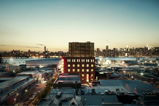 The Wythe Hotel in Brooklyn, by architect Morris Adjami and interior designers Workstead.