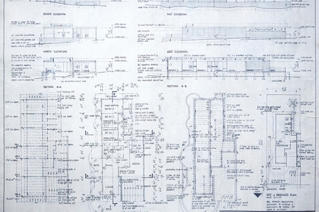 Original contract drawings from September 1963 by Peter Heathwood.