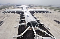 Eye-catching airport for Chinese city