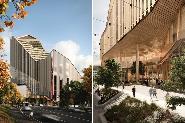 The design of what is being provisionally called Aotea Central prioritises pedestrians and community engagement.