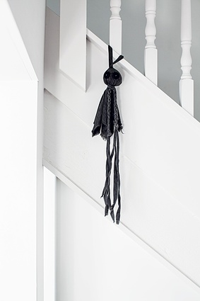 Otsu Ghost: "Hanging off the bannister and made by our friend Yuka, this is our good-luck charm..."