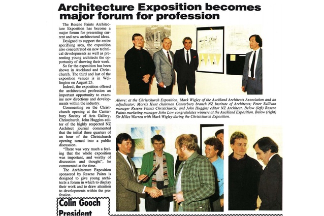 The good and the great, including Kiwi architect and organiser of the exposition Mark Wigley, who went on to establish <em>Volume</em> magazine with Rem Koolhaas.