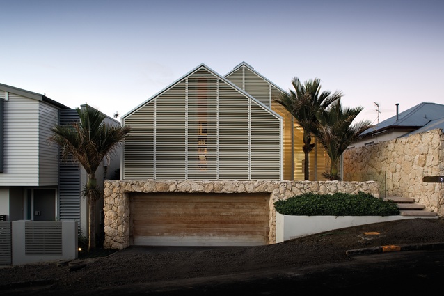 More Grown-up House, Auckland, 2005. The front elevation.