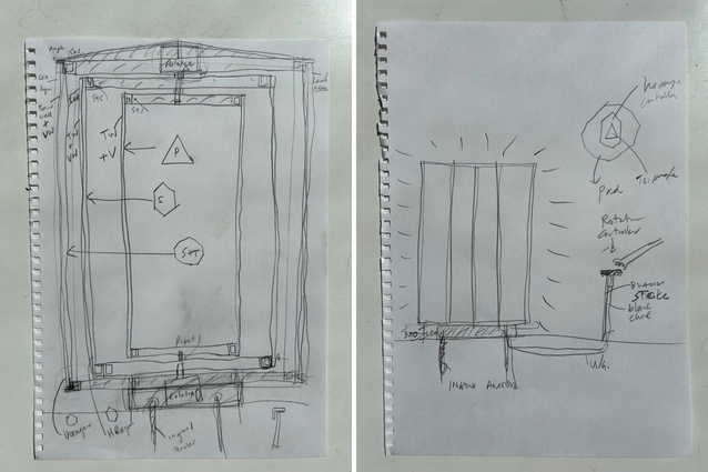 Early conceptualising show the design thinking behind the object.