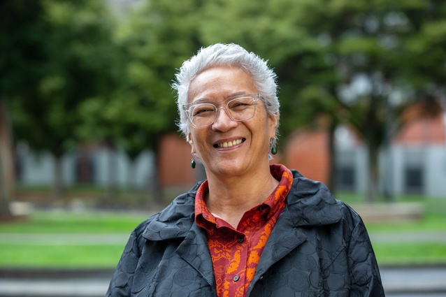 Artist and newly appointed cultural design executive at Ngāti Whātua Ōrākei Whai Rawa, Mei Hill.