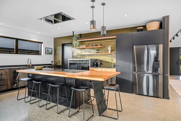 Archi Build, Winner of the Kitchen Excellence Award, and a Gold Award, for a home in Wānaka.