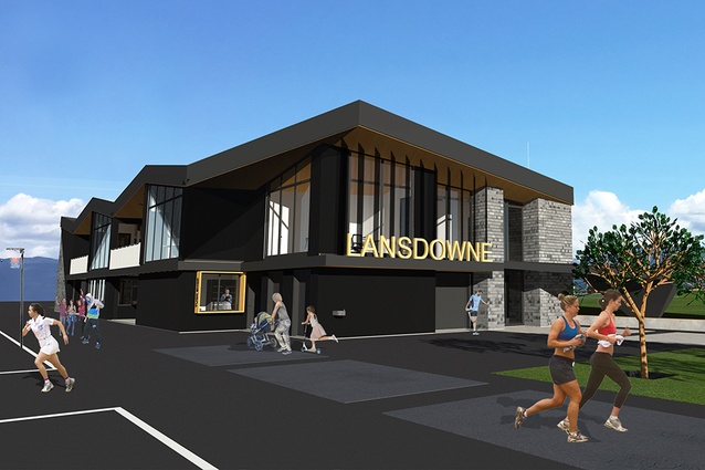 Another community project that Renée has been involved in is the Landsdowne Park Sports Hub. She says, "I felt a real connection to this project having played netball on the adjacent courts and living in the region."