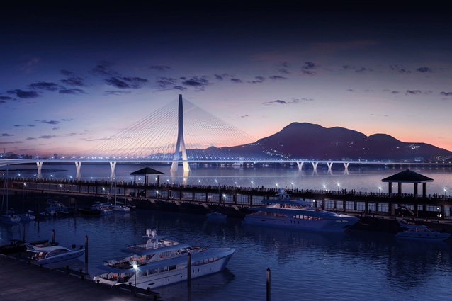 The construction of the bridge will facilitate the expansion of the city's light rail public transport system, and will connect communities that lie over the bridge.