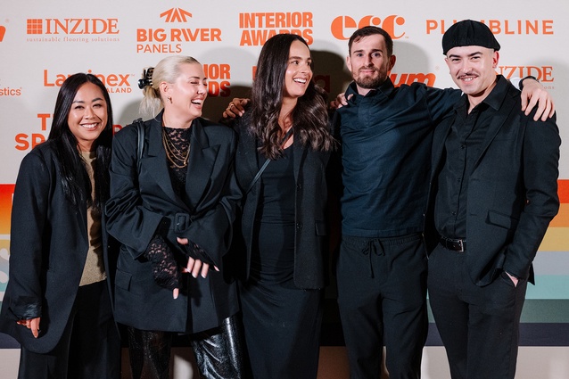 The team from Izzard, winners of this year’s Hospitality Award for Quinn Bar.