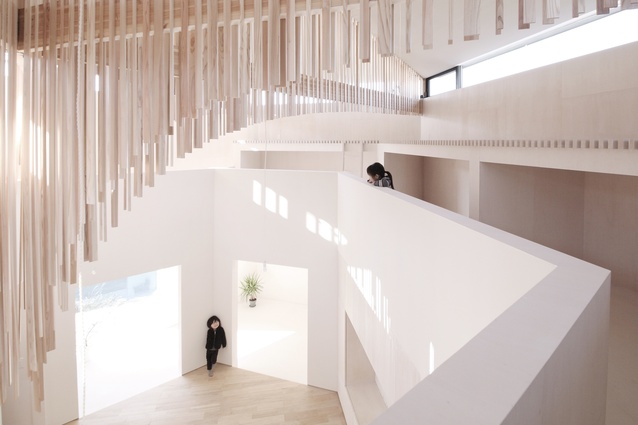 The house, designed by Katsutoshi Sasaki from Katsutoshi Sasaki + Associates.