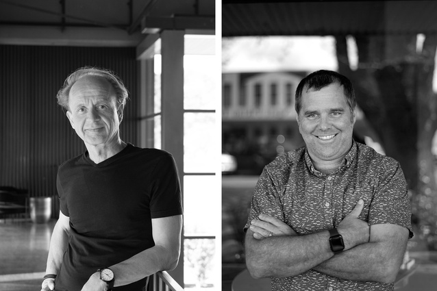 Left: Chris Buch, Team Lead, DCA Auckland studio; Right: Nathan Edmonston, Team Lead, DCA Nelson studio.