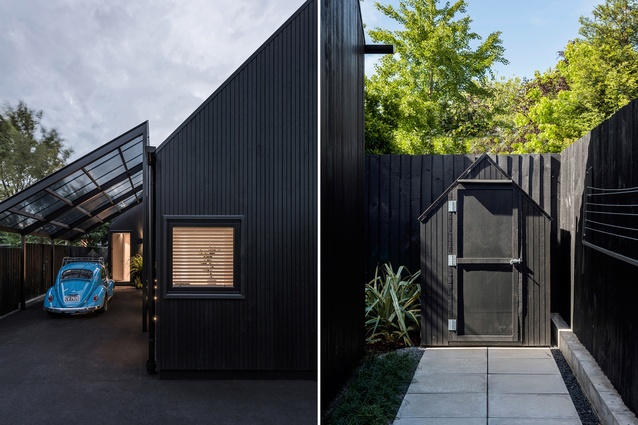Urban Cottage, Christchurch, by CoLab Architecture. 2016. Early colonial workers cottages were the inspiration behind this small contemporary home.
