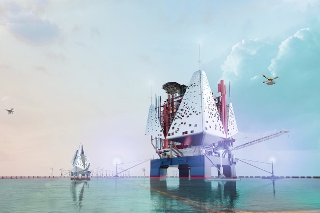 Rethinking Oil Rigs - Offshore Data Centres by Arup. WAFX Award winner in the Re-use category.
