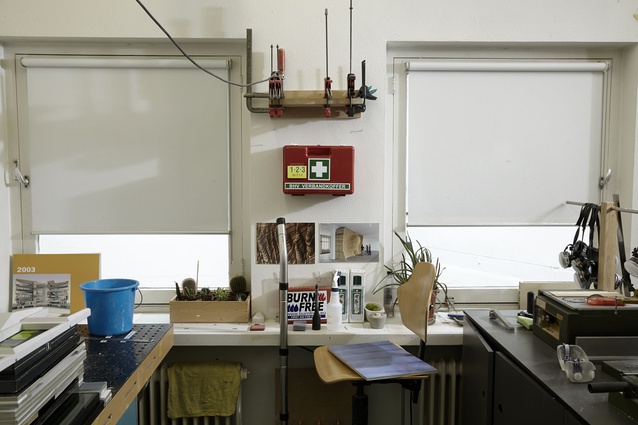 A space for model-making. 