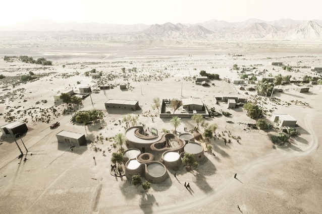 WAF 2023 winner of the Future Projects Civic category: Border Village Community Center by Nextoffice, Studio of Architectural Research & Design in Iran.
