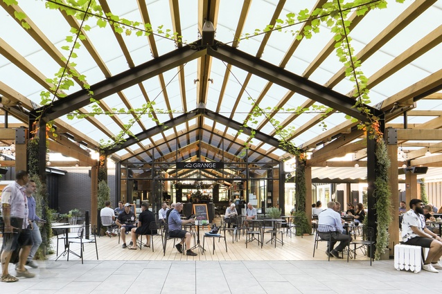 The Goodside is B:Hive’s hospitality area serving the wider Smales Farm precinct.