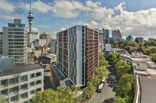 UniLodge Auckland Central is located at 66–72 Lorne Street, at the southern end where it intersects Mayoral Drive — on the edge of Auckland’s ‘Learning Quarter’.