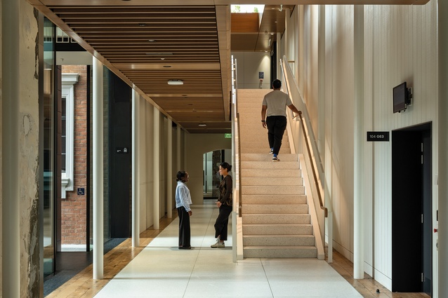 The circulation spine has helped to rationalise what was previously described as a “rabbit warren” of spaces.