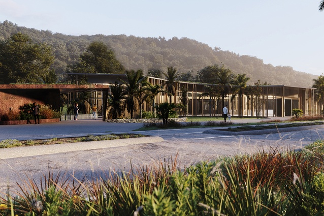 The building will house DOC's Paparoa National Park Visitor Centre and other facilities.