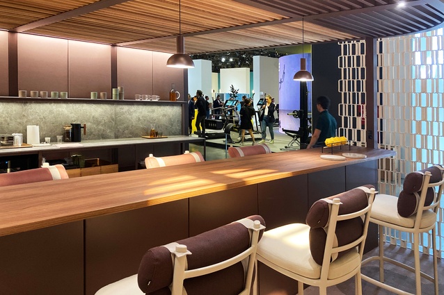 Kettal showcased a softer residential approach to workplace design in their 2021 'Pavilion O' collection.