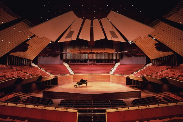 Christchurch Town Hall auditorium, 1972.