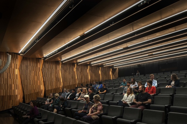 Finalist: Interior Design Award – National Library Auditorium Wellington by Warren and Mahoney.