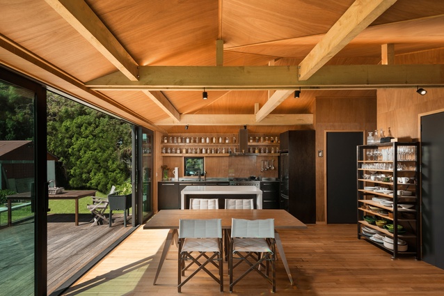 Winner: Residential Interiors Architectural Design Award – Wooden Origami House by Will Tatton Architecture.