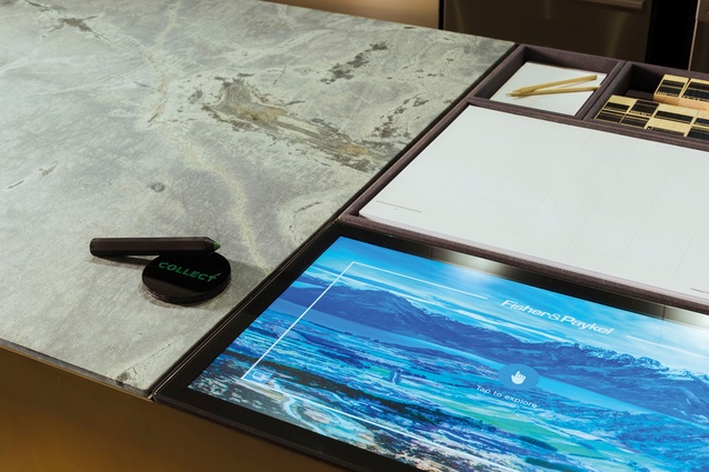 Planning is done through Fisher & Paykel's touch screens.