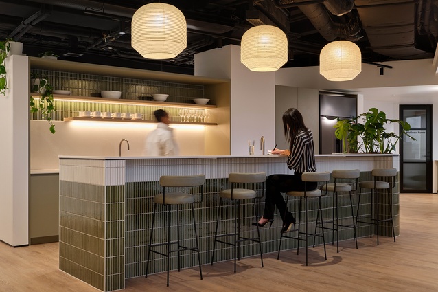 The kitchen area on Level 12. 