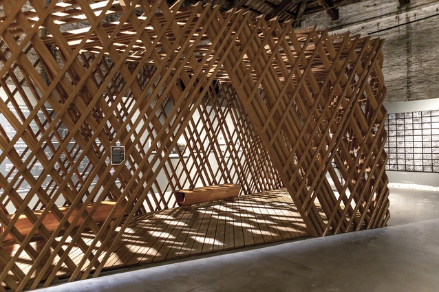<em>Learning From Trees: transforming timber culture in Aotearoa</em> is an installation in the Italian Pavilion at the 17th Venice Biennale.