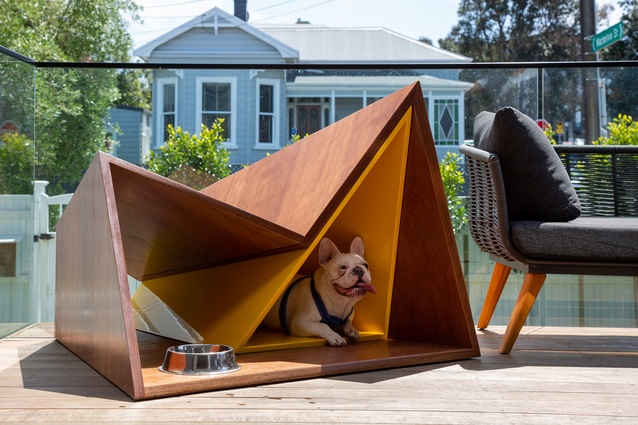 RTA Studios' dog house sold for $3250 at the charity auction.
