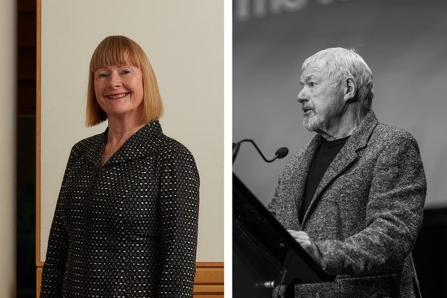 2025 Distinguished Fellow Award winners: Lindley Naismith and Barry Dacombe