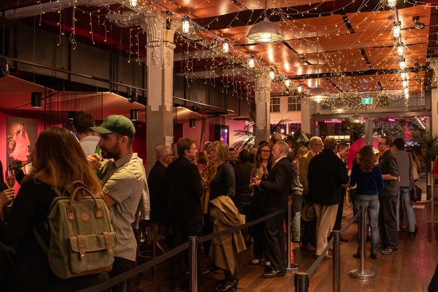 Post-debate drinks, debrief, and discourse to wrap up the festive proceedings.