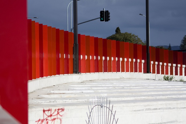 Clark Street overbridge by Architectus, 2012 Nightingale winner (Best overall use of colour).