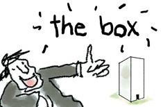 Cartoon - Malcolm Walker on...The Box