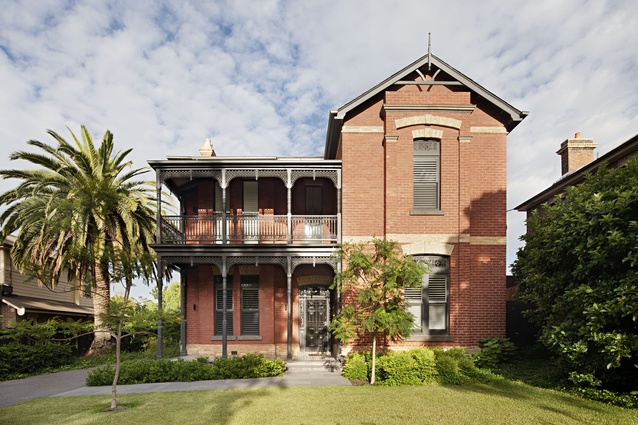 The original two-storey Victorian home has been refreshed.
