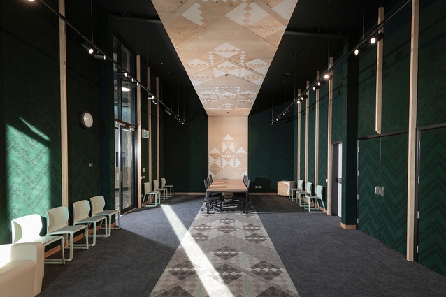 Resene Total Colour Commercial Interior Public & Retail Space Tone-e Award winner, Te Whare Awhi Ora by MODE.