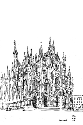 Milan Cathedral by Richard Harris.
