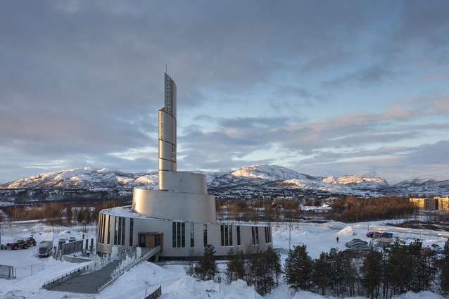 Cathedral of the Northern Lights, Norway by SHL Architects + LINK arkitektur. A landmark that symbolises the extraordinary natural phenomenon of the Arctic northern lights.