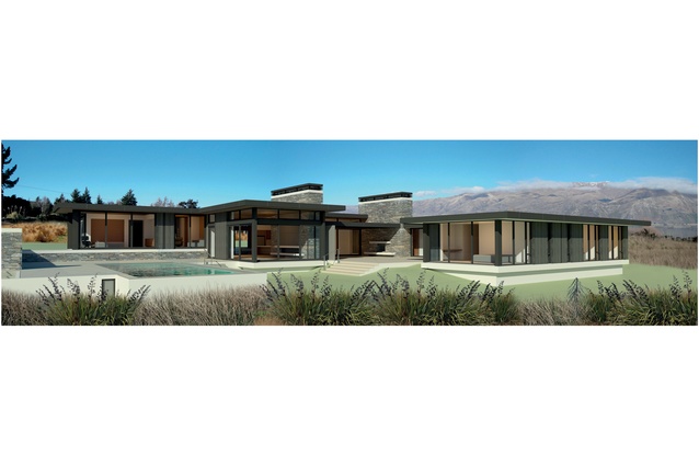 Barbour's design of a Wanaka house. 