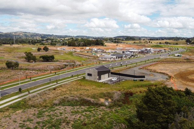 Shortlisted - Small Project Architecture: Hunua Views Pump Station by Construkt Associates.