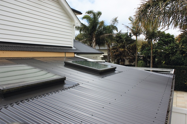 True Oak roofing allows installation at lower angles, and provides deeper curves within the corrugation.