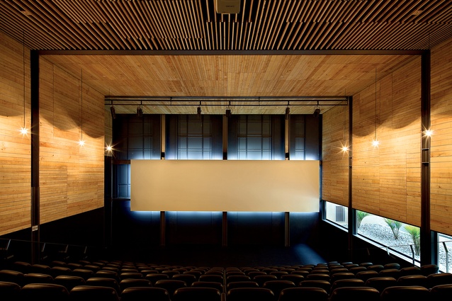Interior of the City Gallery extension, Wellington, designed by architecture +.
