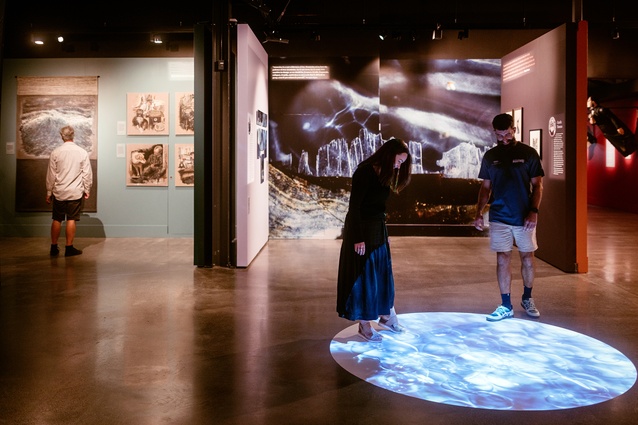 Resene Total Colour Installation Tone-e Award winner, Into Ocean & Ice: Five Artists Reimagine Shackleton’s Antarctic by The Letter Q.