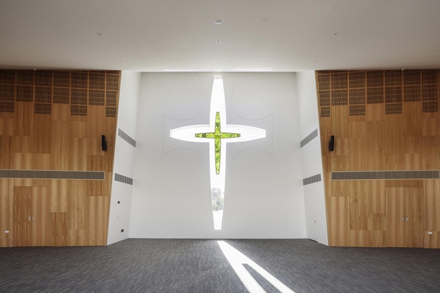 Finalist: Craftsmanship — Te Manawa Atawhai - Catherine McAuley Centre Mercy Cross by Hamish Shaw Architects.